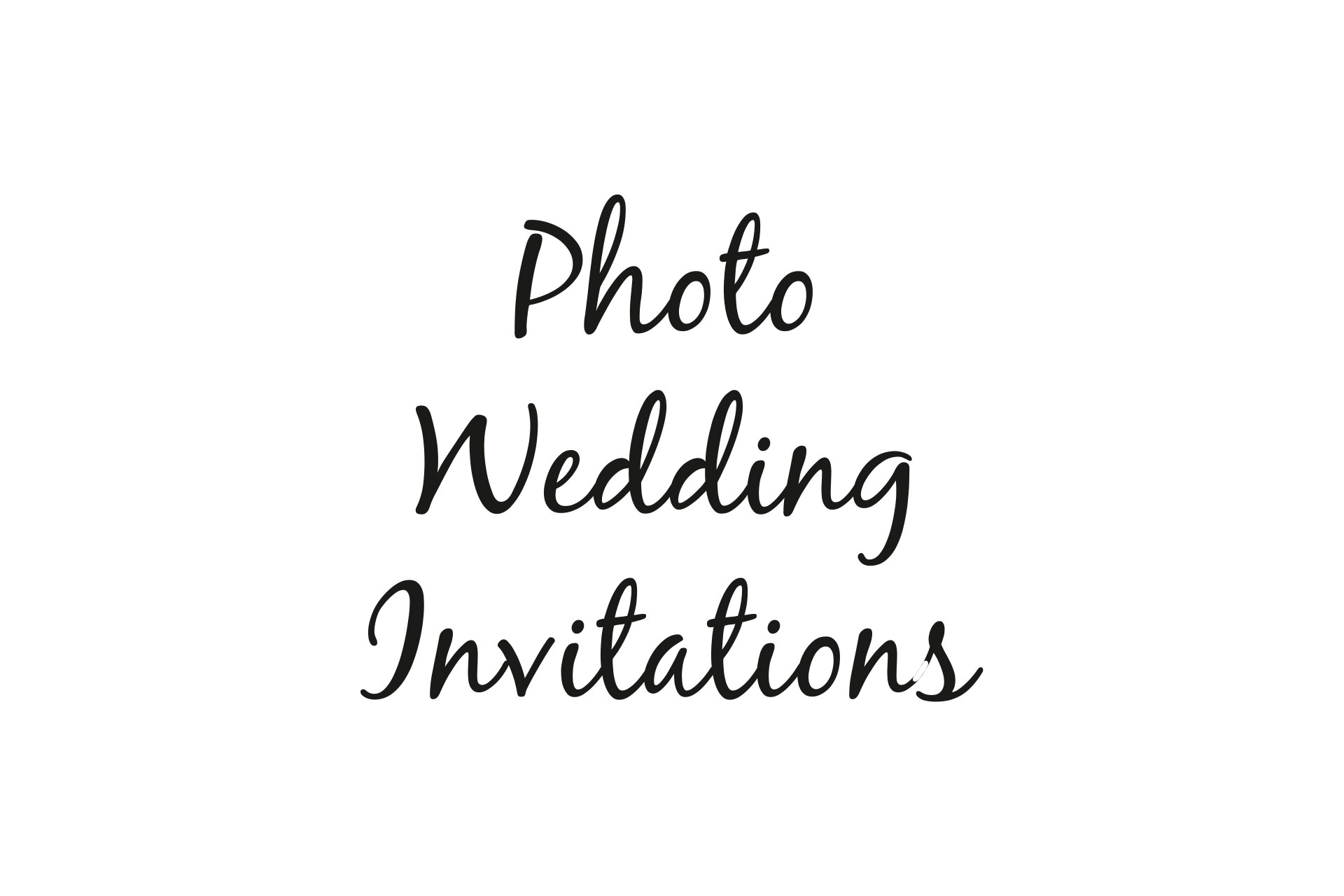 photo invitation